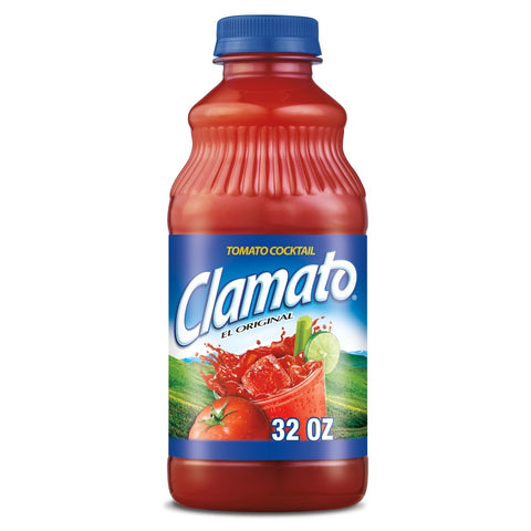 Clamato Original Tomato Cocktail Mixer 32 fl oz Bottle