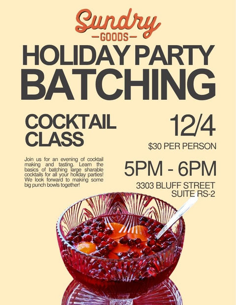 Holiday Party Batching!
