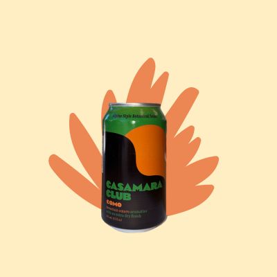Casamara Club Non-Alcoholic Alpine Amaro and Soda