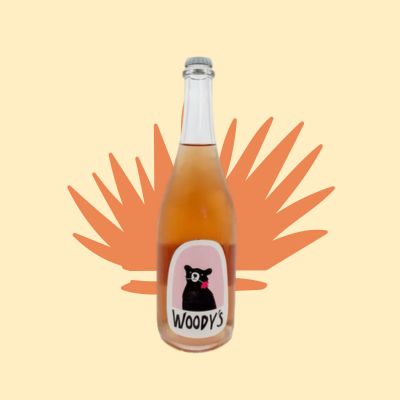 Woody's Non-Alcoholic Sparkling Rose Wine